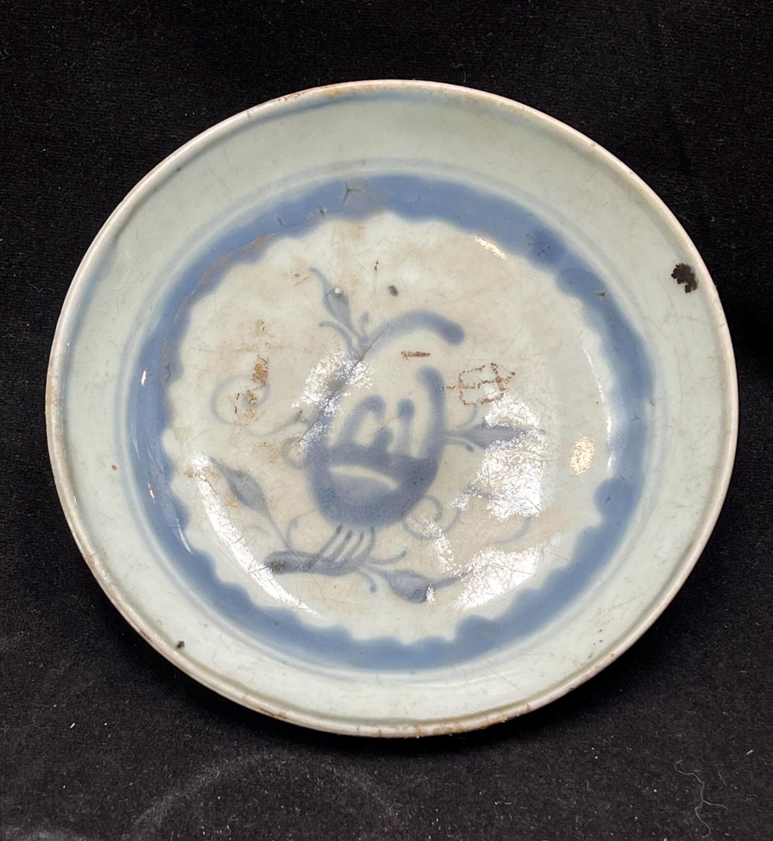 Vietnamese Antique Blue & White Plate from 19th Century. N#1 | Etsy (US)