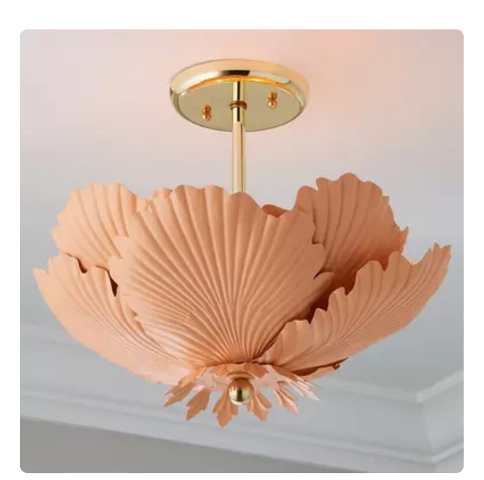 Lotus flower light fixture. Floral lights.

#LTKStyleTip #LTKHome #LTKItBag