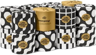 Who Gives A Crap 100% Bamboo Toilet Paper, 16 Rolls, 3 Ply, 330 Sheets, Long, Strong & Soft Toile... | Amazon (US)
