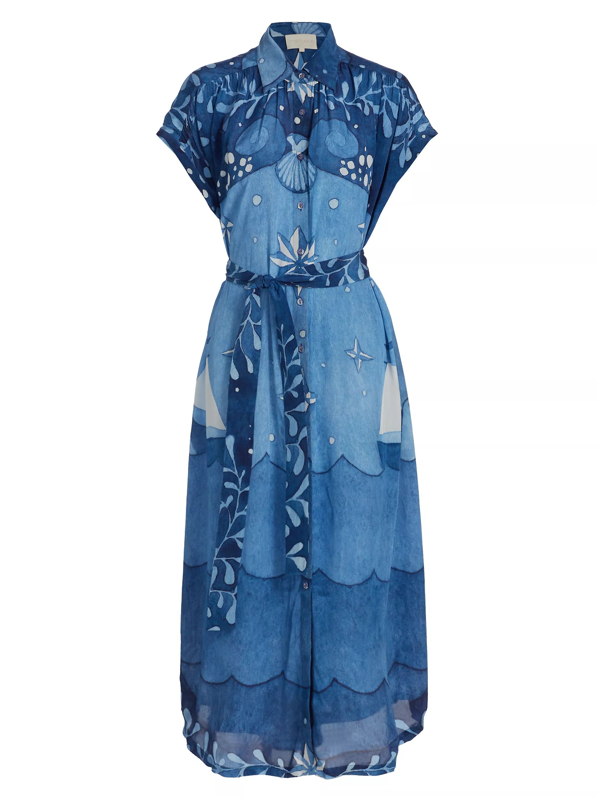 Eterna Valerie Printed Caftan Dress | Saks Fifth Avenue