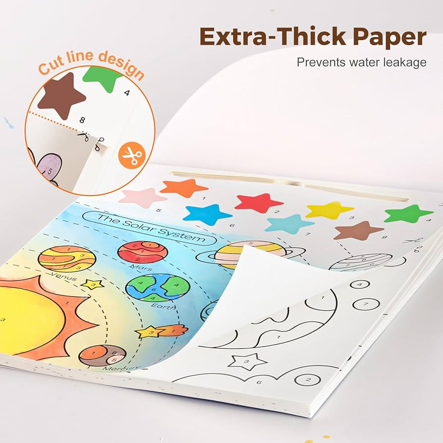 Paint with Water Books for Toddlers, Mess Free Watercolor Painting Activity for Kids Ages 1-3, 2-... | Amazon (US)