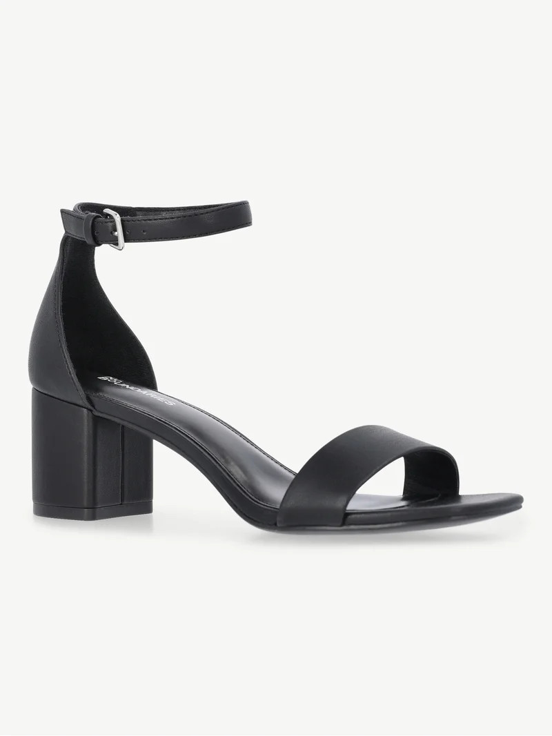 No Boundaries Women's Heeled Dress Sandal | Walmart (US)