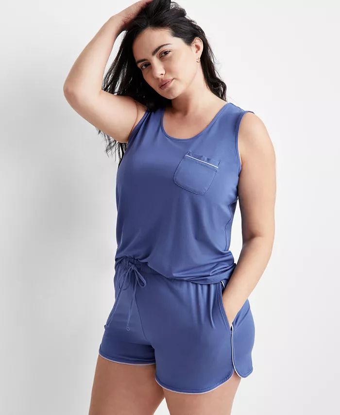 Women's 2-Pc. Tank Short Pajama Set, Created for Macy's | Macy's