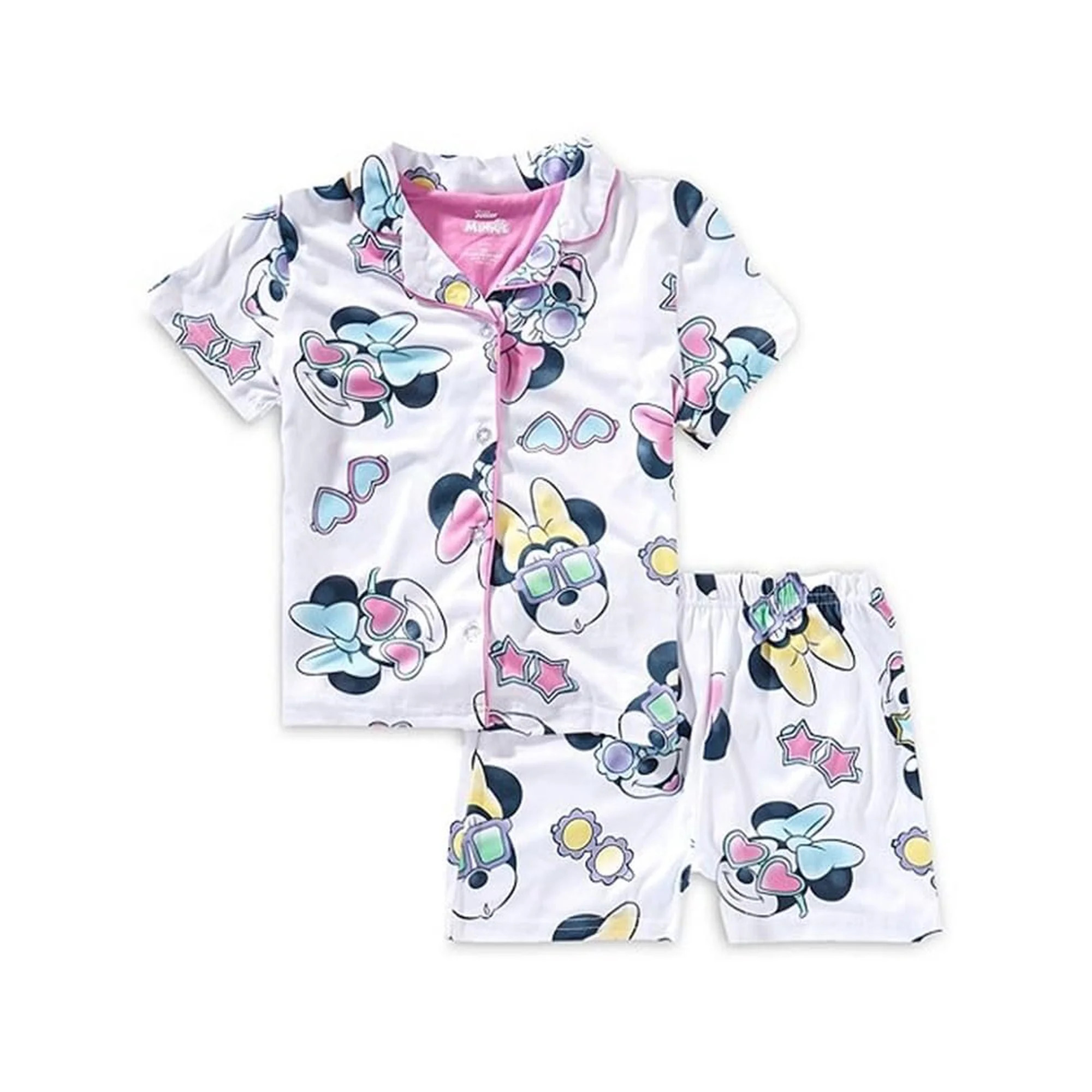 Character Toddler Top and Shorts Pajama Coat Set, 2-Pieces, Sizes 2T-5T - Walmart.com | Walmart (US)