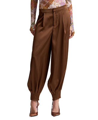 Women's Pleated Balloon Pants | Macy's