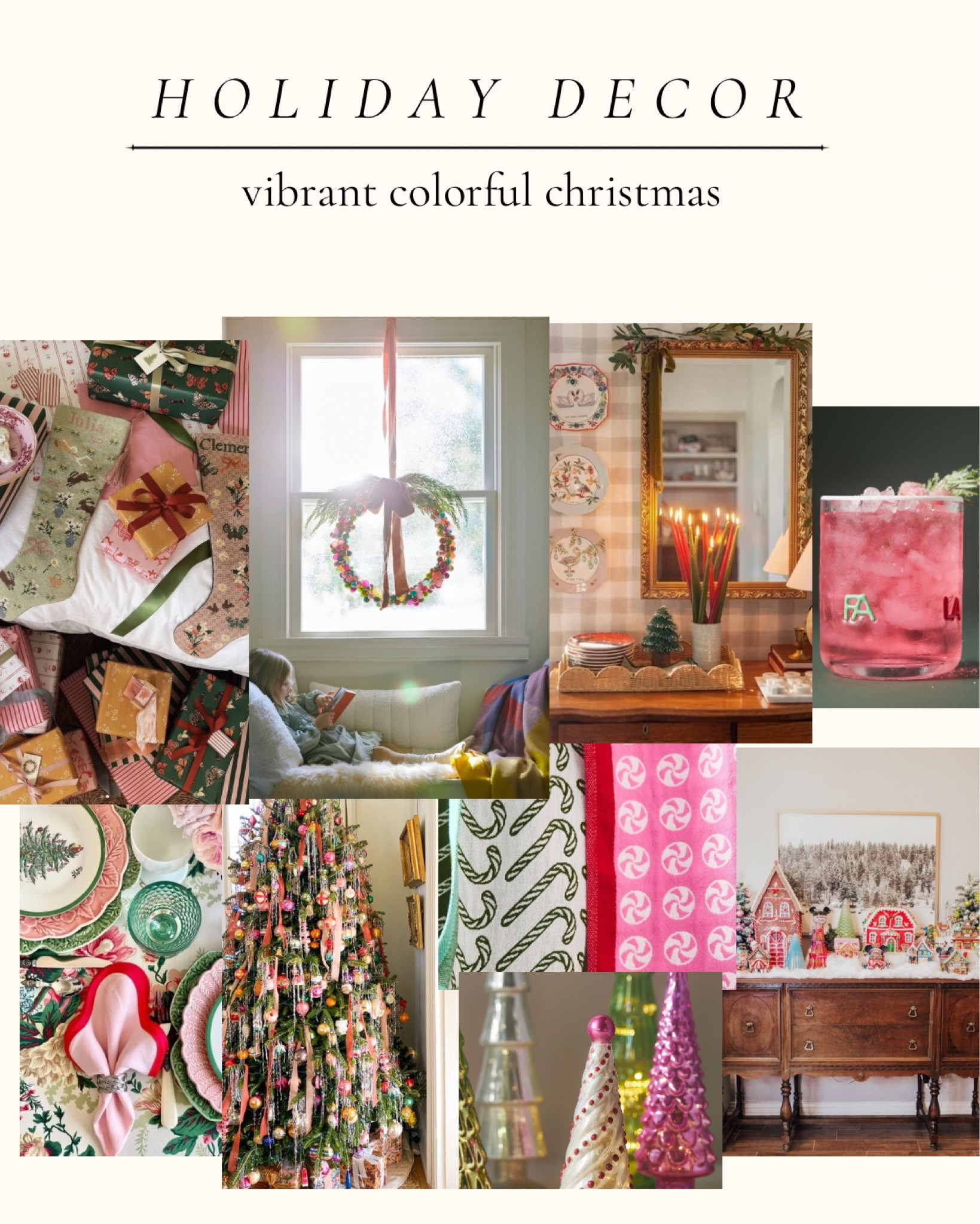 vibrant little christmas 🎀🌲✨♥️