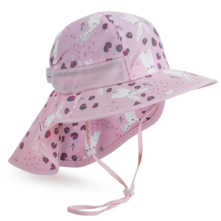 REDESS Kids Sun Hat,UPF 50+ Toddlers Boy Girl Wide Brim Beach Hats with Breathable Mesh and Adjus... | Walmart (US)