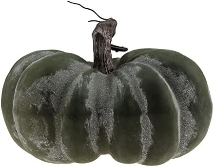 Gresorth 9.5 inch Fake Great Teal Pumpkin Halloween Decoration Artificial Crooked Cushaw for Outd... | Amazon (US)