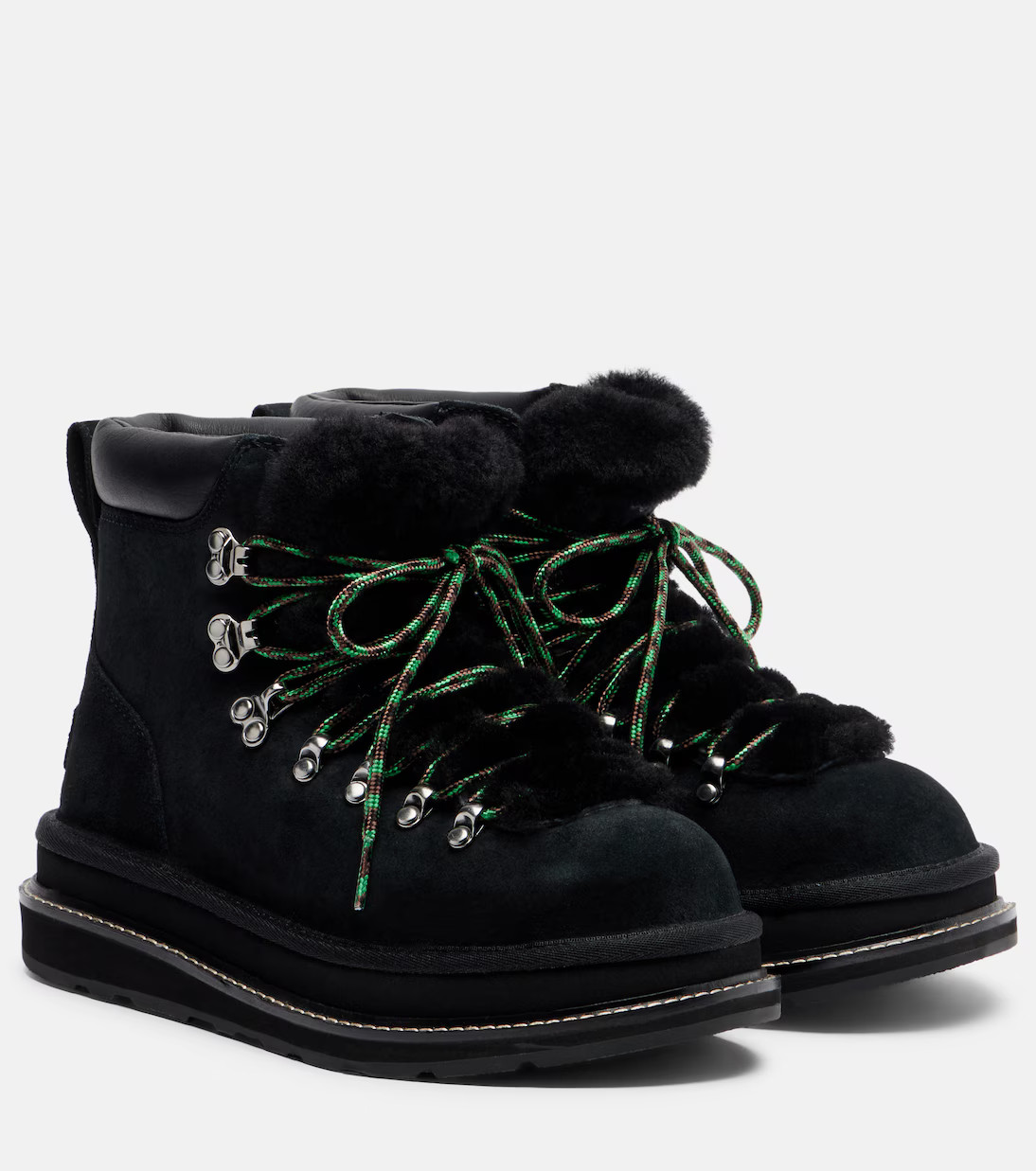 x UGG suede and shearling hiking boots | Mytheresa (US/CA)