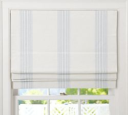 Riviera Striped Roman Blackout Shade | Pottery Barn (US)