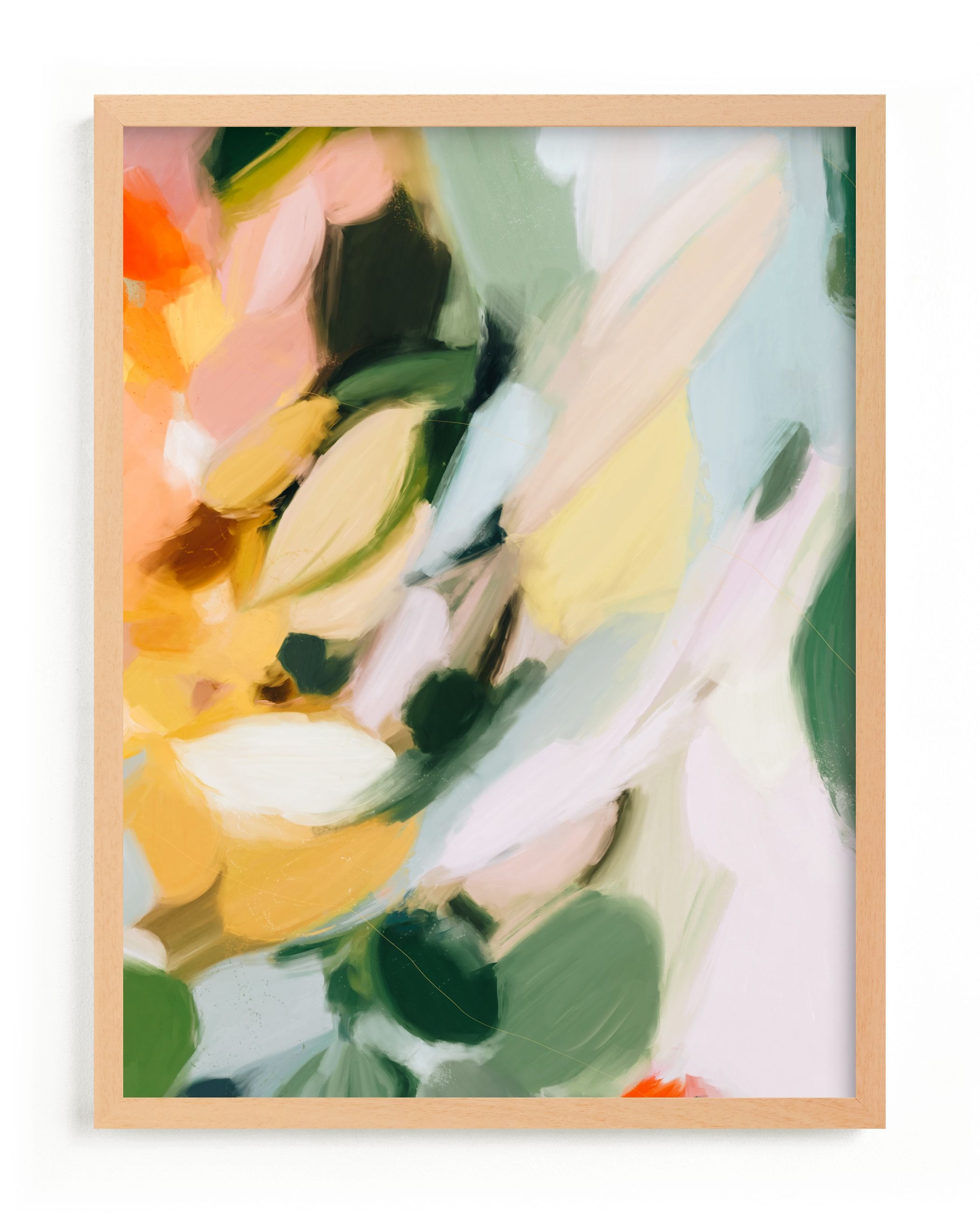 "Petals and Leaves" - Painting Limited Edition Art Print by Parima Studio. | Minted