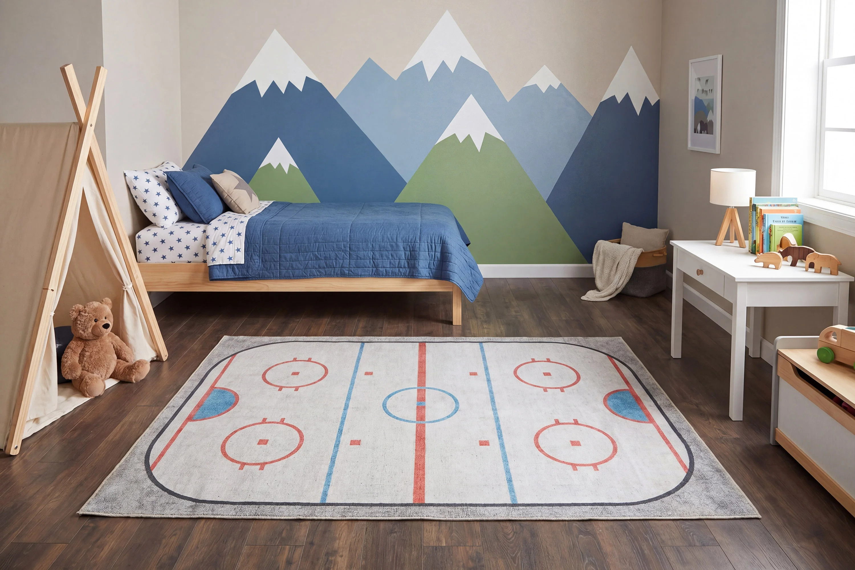 Trym Geometric Ivory Area Rug | Wayfair North America
