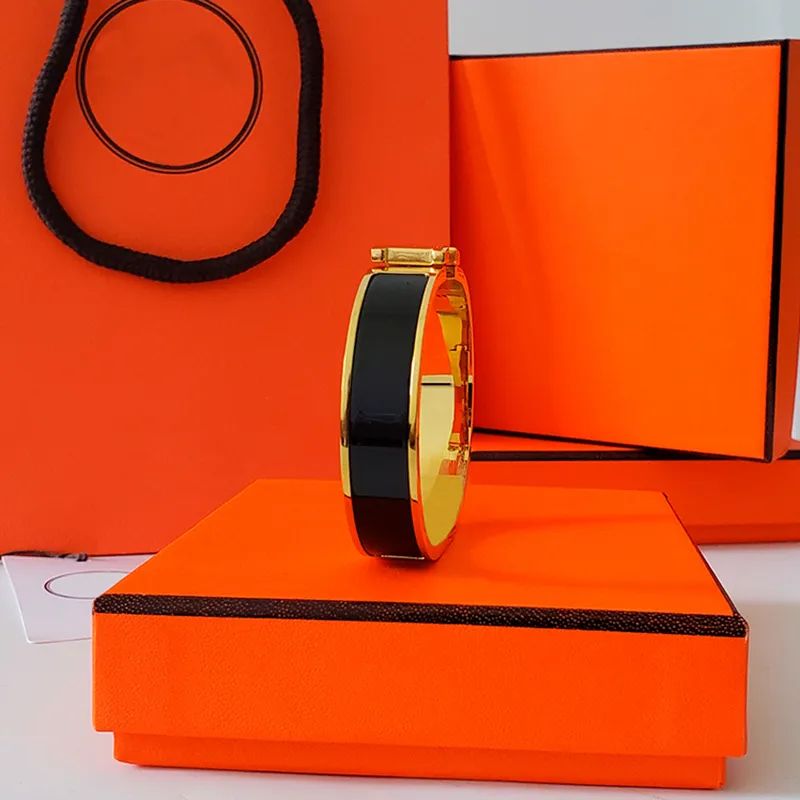 12MM Wide Designer Bracelet 18K Gold Bracelet Men Bracelet for Women Cuff Bracelet Fashion Bracel... | DHGate