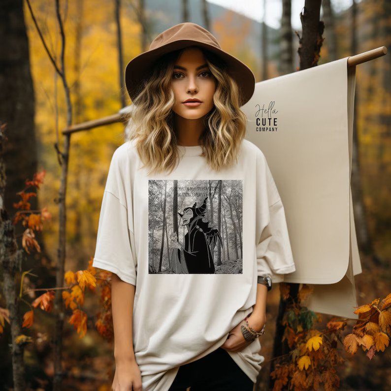 Maleficent Comfort Colors Shirt, Disney Swiftie Shirt, She Had A Marvelous Time Ruining Everythin... | Etsy (US)