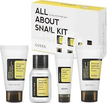 COSRX All About Snail Korean Skincare | TSA Approved Travel Size, Gift Set with Facuak Cleanser, ... | Amazon (US)