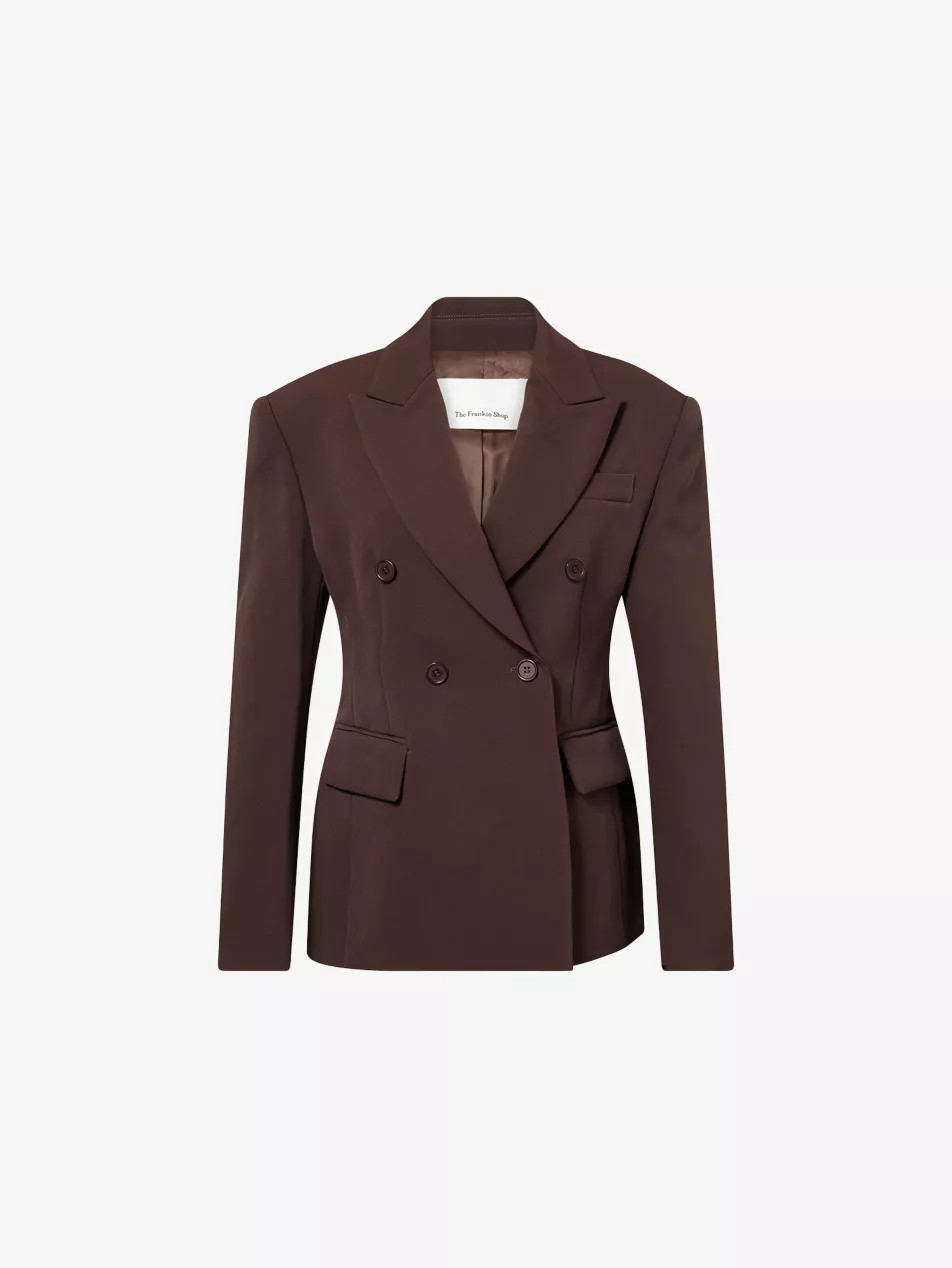 Doyer Cinched Woven Blazer | Selfridges