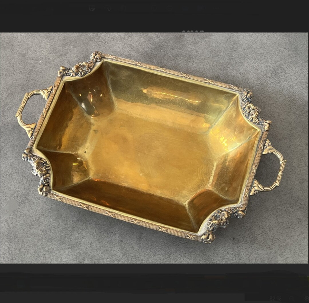 French 1900 Brass Tray - Etsy | Etsy (US)