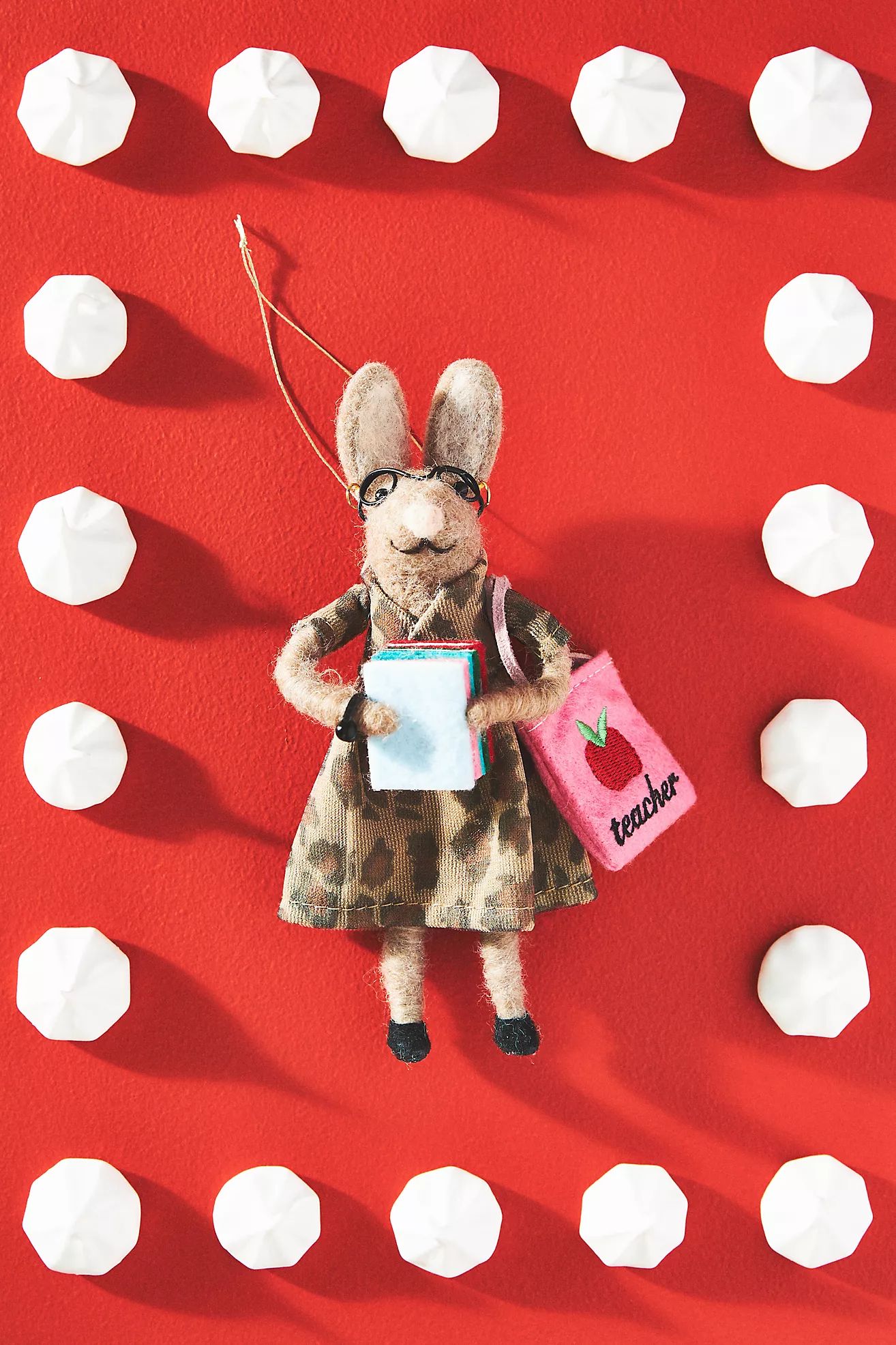 Busy Bunnies Felt Ornament | Anthropologie (US)