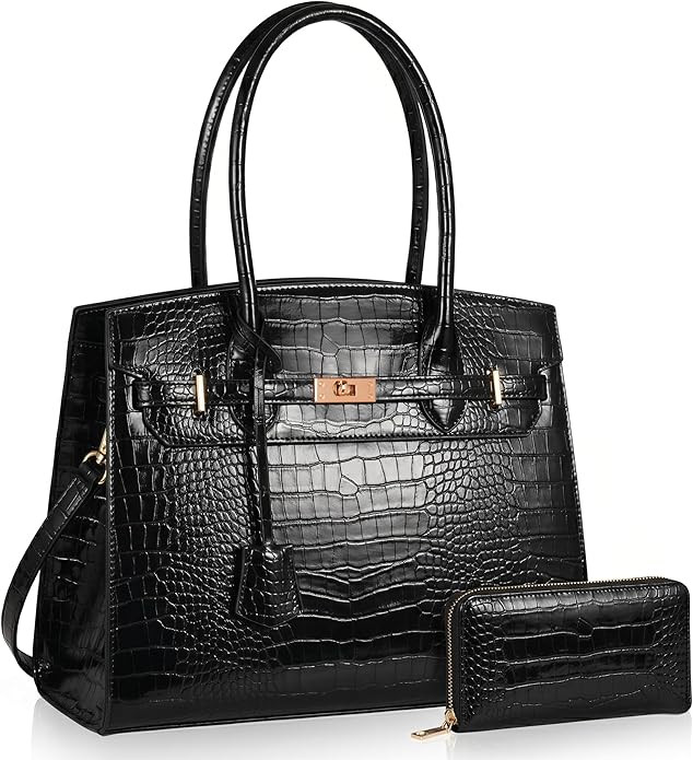 Designer Classic Top Handbags For women, Shoulder Purses For Ladies, Adjustable Strap Work Satche... | Amazon (US)
