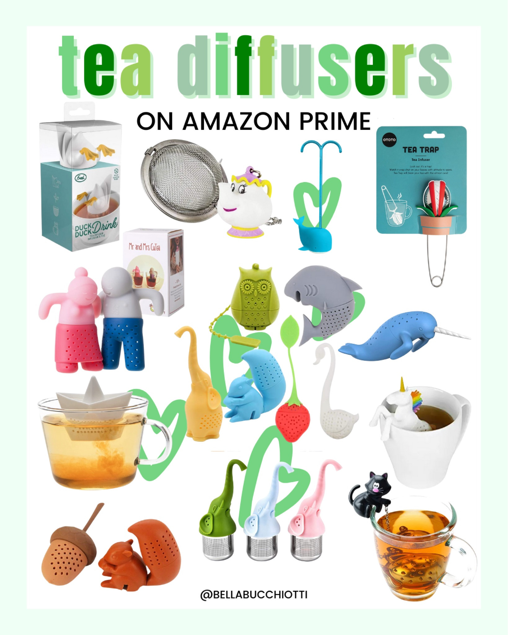 Tea diffusers on Amazon prime! Cute tea diffusers, animal tea diffusers, funny tea di ffusers #teadiffuser

#LTKunder50 #LTKhome