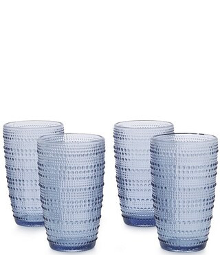 4-Piece Beaded Highball Glass Set | Dillard's