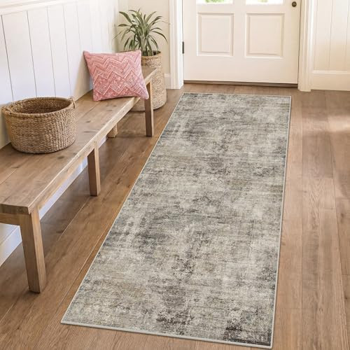 Modern Runner Rugs for Hallway 2x6, Medallion Abstract Runners for Kitchen Floor, Entryway, Washa... | Amazon (US)