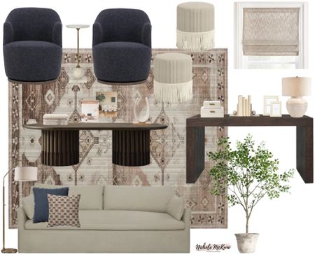 Living room mood board, family room decor, modern transitional living room, living room decor. #homedecor 

#LTKU #LTKhome