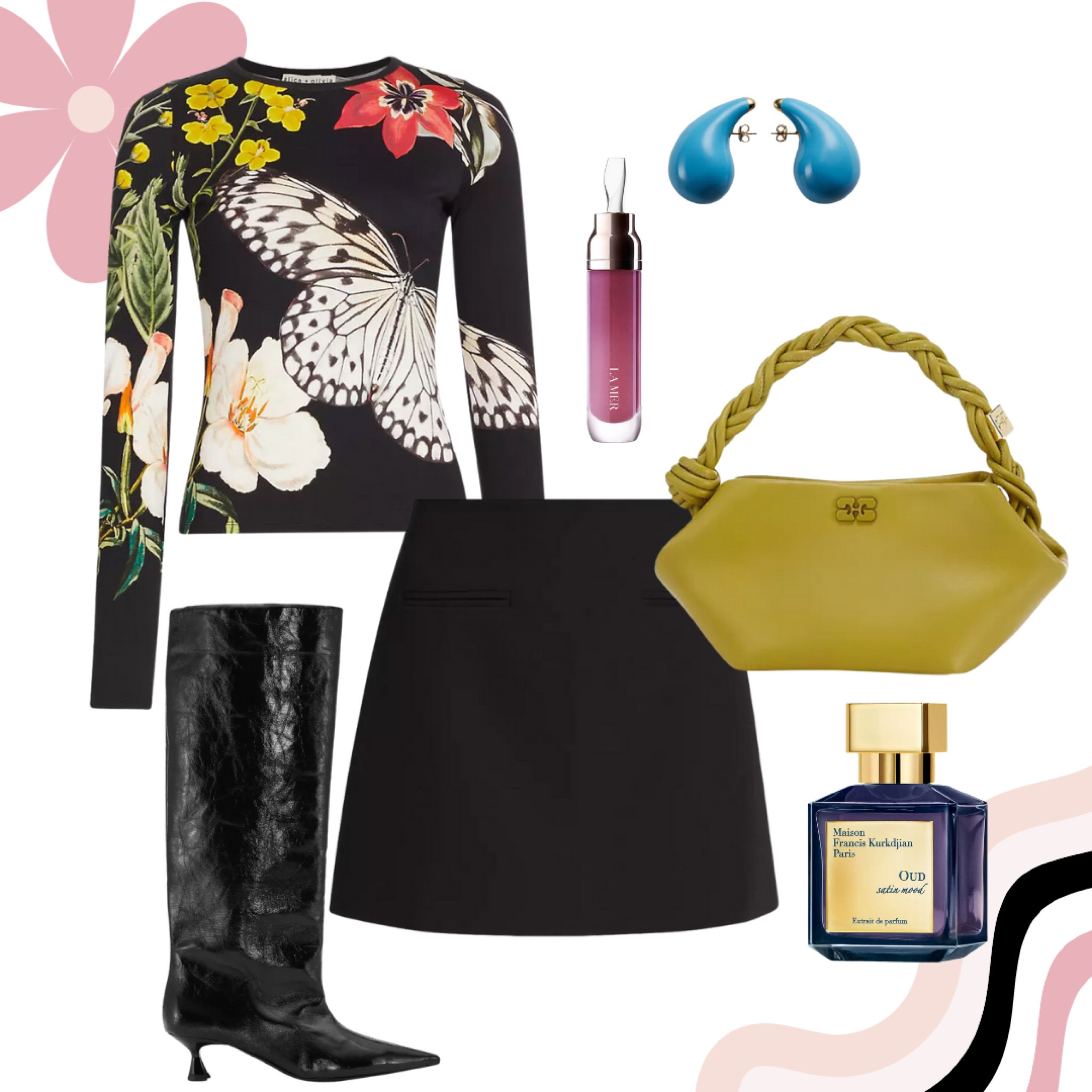 Playful date night outfit 💛