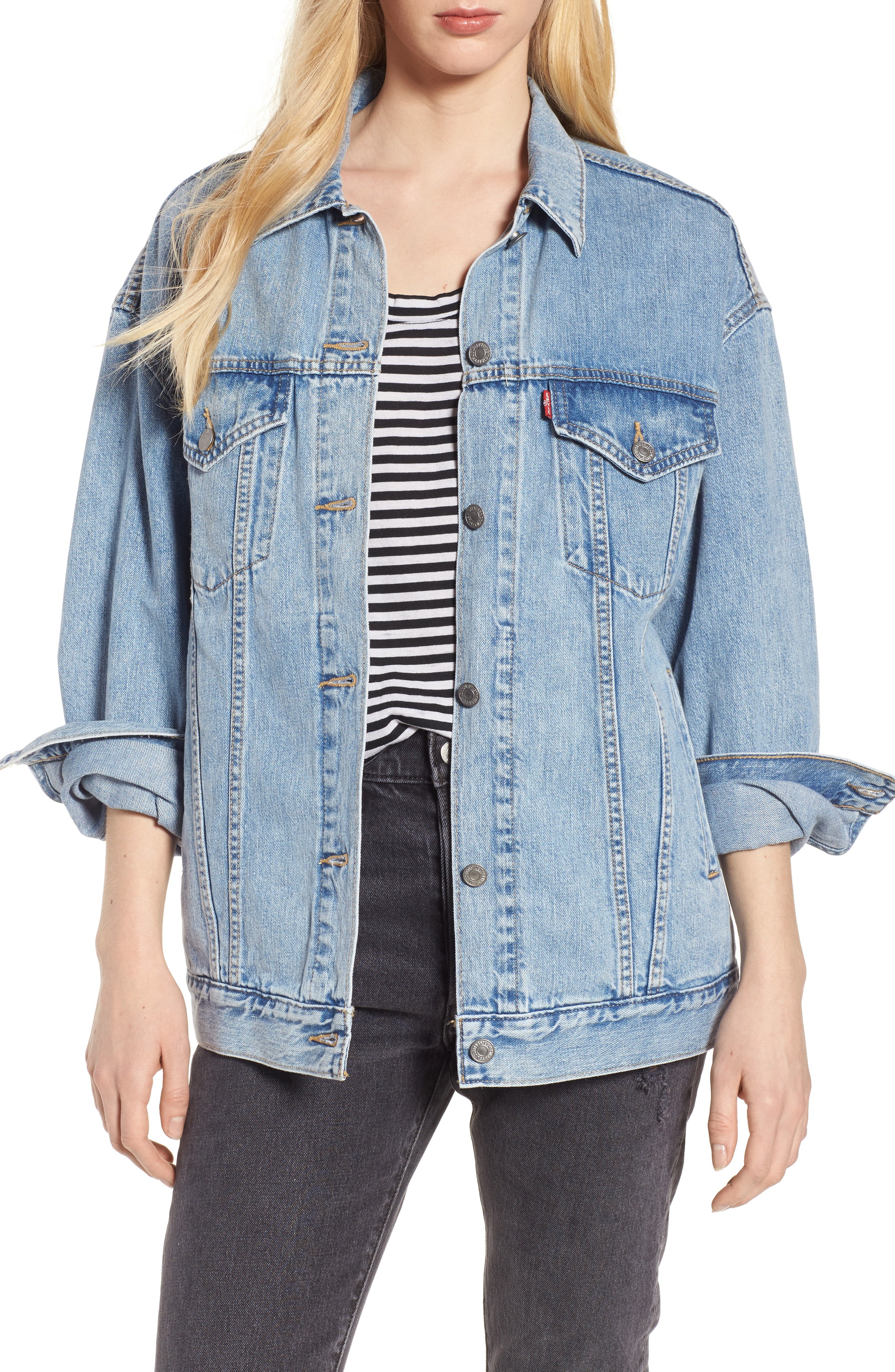 Baggy Trucker Denim Jacket | Nordstrom