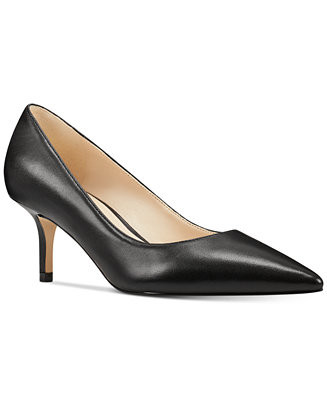 Women's Arlene Pointed Toe Kitten Heel Pumps | Macy's