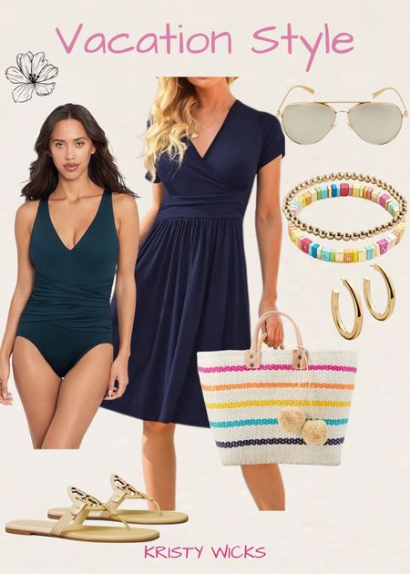 Have fun in the sun with these cute finds on your next vacation! 

Adorable dress only $27 and the Versace sunglasses on sale for $119 originally $290 58% off 😎

The super cute striped tote is on sale for $54 was $155 💙💜💛



#LTKSeasonal #LTKswim #LTKunder100