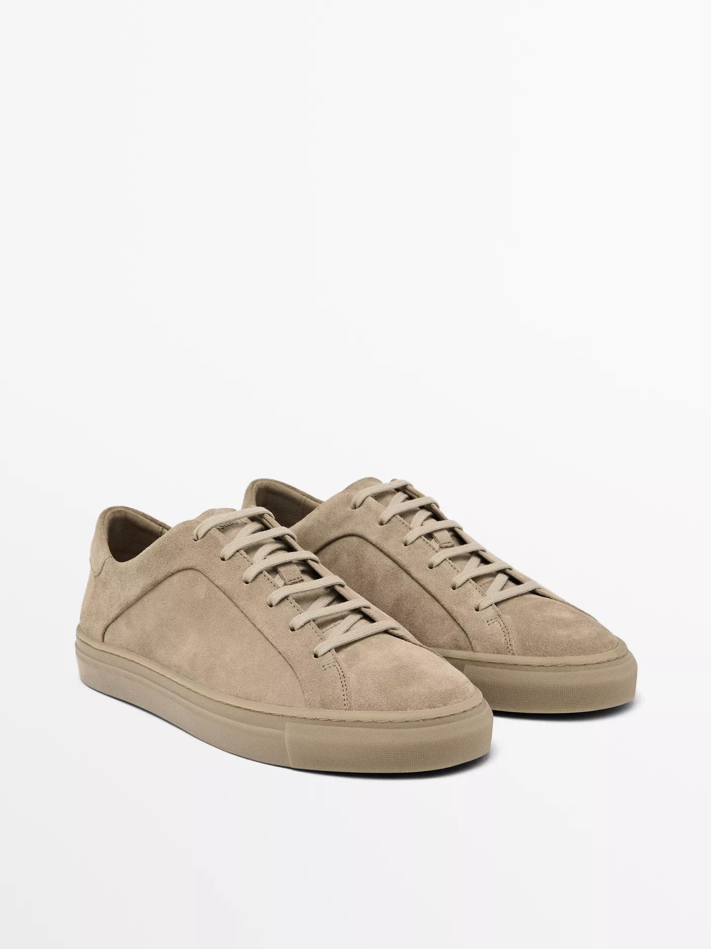 Leather trainers | Massimo Dutti US