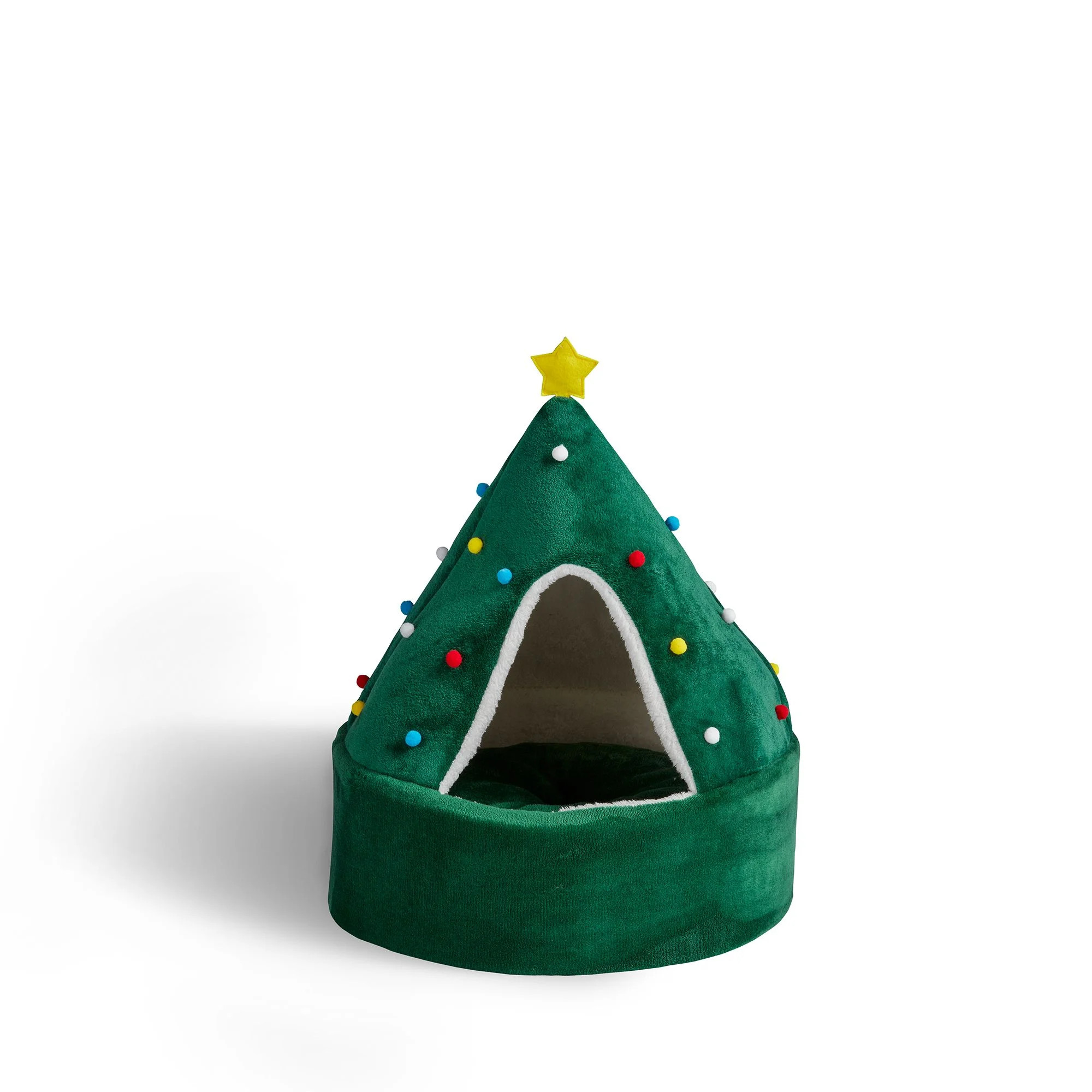 Vibrant Life Hideaway Xmas Tree Small Cat / Dog Bed | Walmart (US)