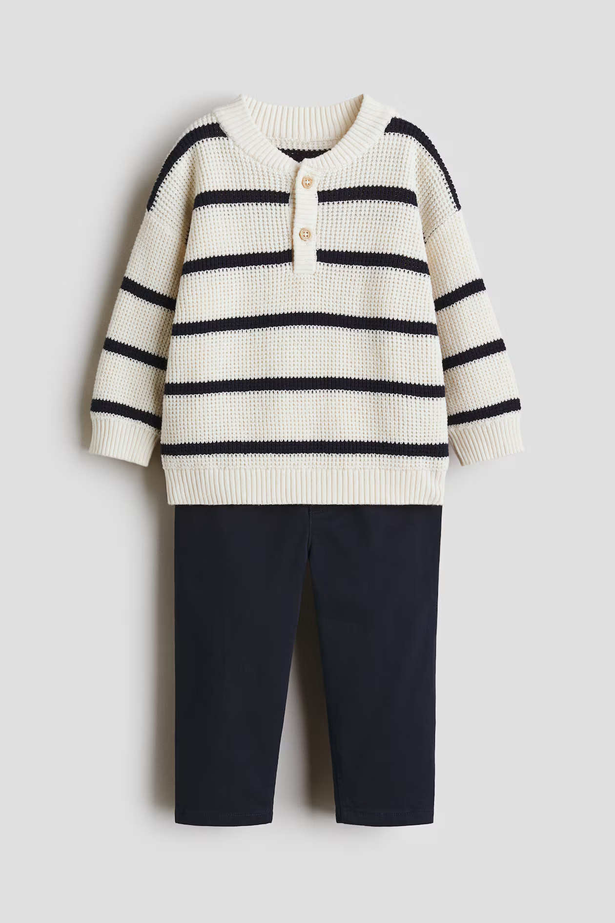 2-Piece Sweater and Chinos Set | H&M (US + CA)