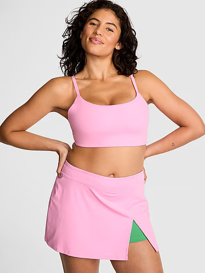Relay™ Square-Neck Sports Bra, Pink, Xxl - Women's Sport Bras - PINK | Victoria's Secret (US / CA )