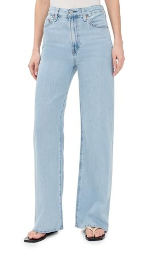 Levi's®, Womens, Ribcage Wide Leg H223, of Course Stone, Size: 25, Inseam: 32 | Amazon (US)