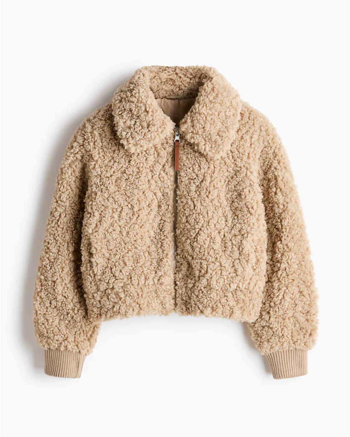 Tan Teddy fleece jacket 

#LTKFindsUnder100 #LTKSeasonal