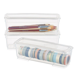 Artbin® Medium Storage Bins w/Lids Clear Pkg/4 | The Container Store