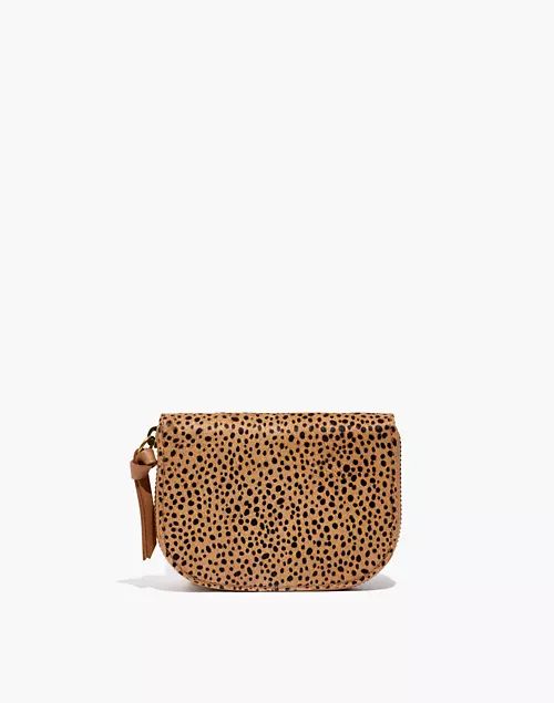 The Zip Wallet in Spotted Calf Hair | Madewell