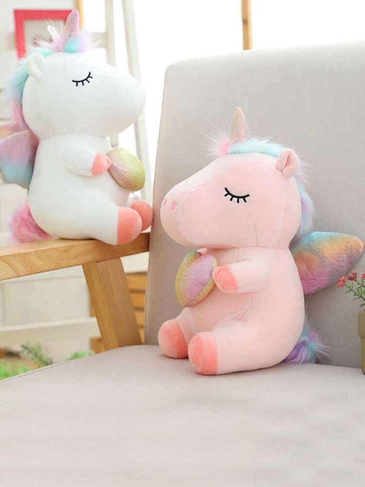 1pc Random Color Unicorn Design Pet Plush Toy | SHEIN