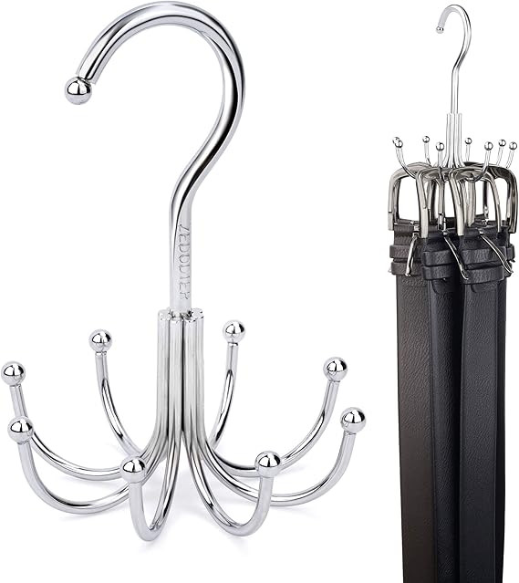 ZEDODIER Belt Hanger, Belt Rack Closet Accessories Organizer, Maximum 24 Storage Capacity, Hangin... | Amazon (CA)