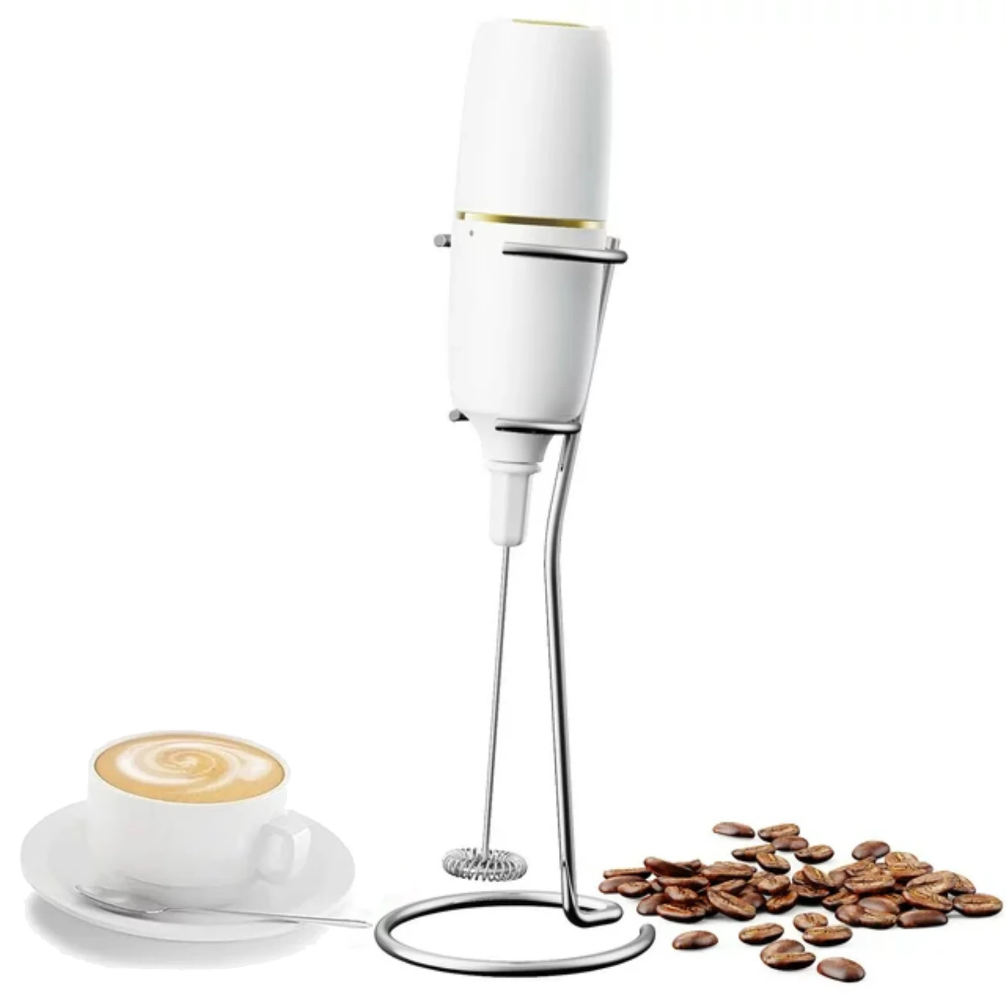 Milk Frother Handheld, Electric Milk Foamer for Coffee, Drink Mixer for Bulletproof Coffee, Latte... | Walmart (US)