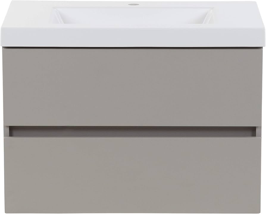Spring Mill Cabinets Innes Bathroom Vanity with Sink, 30 Inches, Gray | Amazon (US)