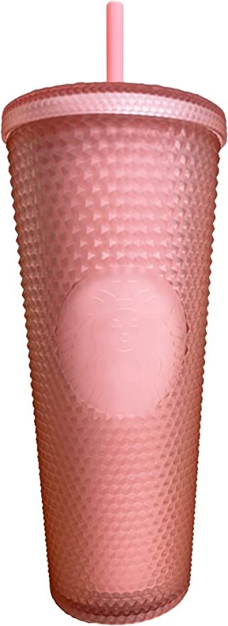 Starbucks 2022 Valentine's Soft Touch Pink Studded Venti (24 oz.) Tumbler | Amazon (US)