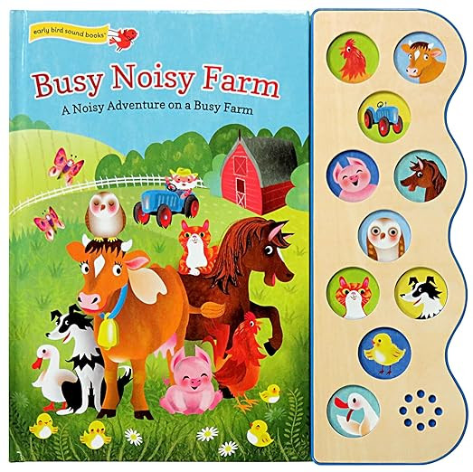 Busy Noisy Farm: Interactive Children's Sound Book with 10 Farmyard Noises to Enhance the Story  ... | Amazon (US)