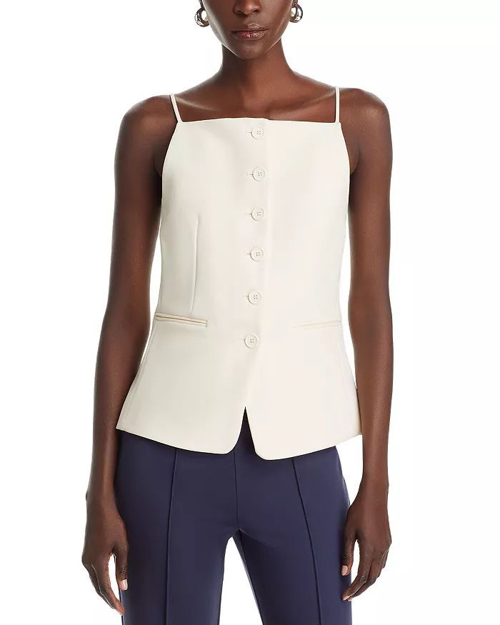 Una Sleeveless Button Down Top | Bloomingdale's (US)