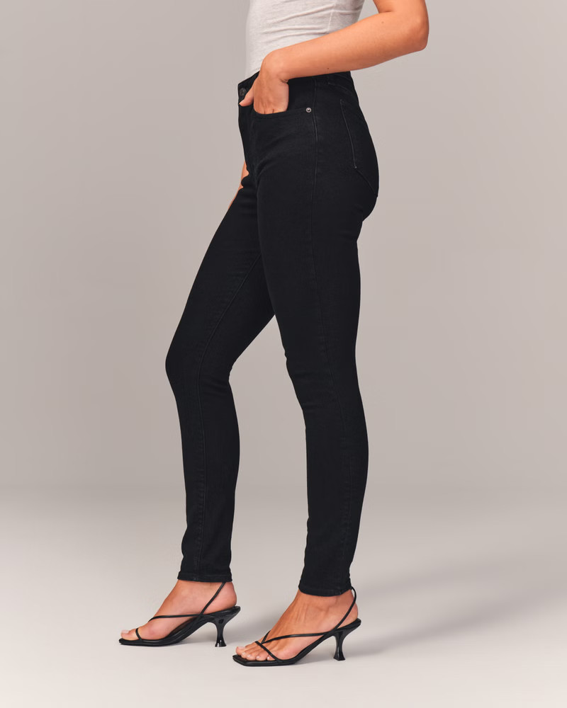 High Rise Super Skinny Ankle Jean | Abercrombie & Fitch (US)