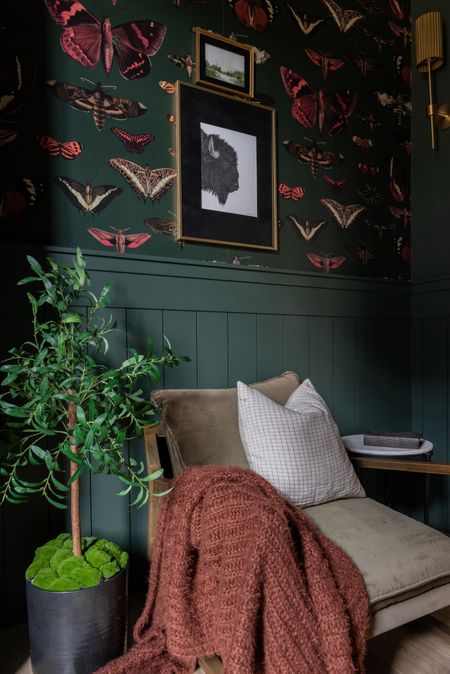 Cozy office nook! Walls are “Olympic Range” by Sherwin Williams 

#LTKFind #LTKstyletip #LTKhome