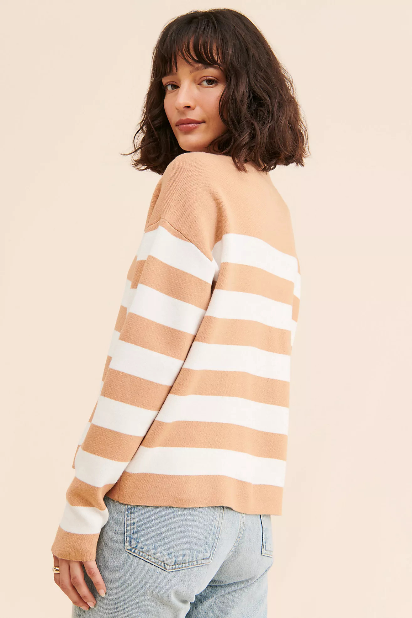 Maeve Carys Mock Neck Sweater | Anthropologie (US)