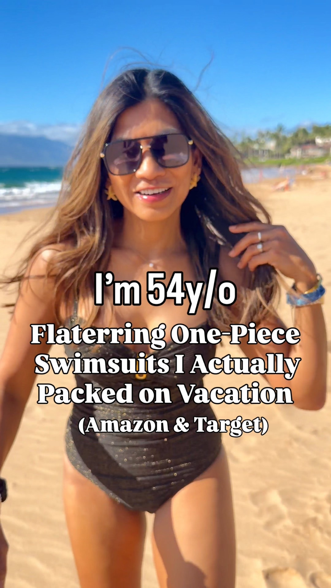 I’m 5’2” 118#ish for reference One-piece flaterring mom-friendly swimsuits  I packed and actually wore  on vacation. 
All swimsuits are in size small tts(the black DKNY swimsuit is in ribbed black). 
All sandals tts.
Swim coverup size small or one size. 
Linking all Accesories. 
Spring break, Cruise outfits, vacations outfits, resort wear, Target style, Caribbean cruise outfits, Amazon finds, fashion over 40, over 50 style, midlife fashion, petite fashion, affordable fashion, fashion over40, tummy control one piece swimsuits. 


#LTKPetite #LTKTravel #LTKOver40